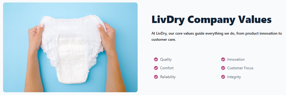 LivDry lifestyle