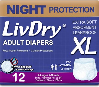 LivDry XL Overnight Adult Diapers